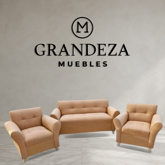 Juego de Living Nórdico Grandeza Muebles